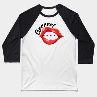 Grrrrr! | Yes Yes Yes | Strong woman | Gang gang | Ice Cream So Good | Back to School | Dorm decor | College shirt | TikTok Pinkydoll NPC Baseball T-Shirt